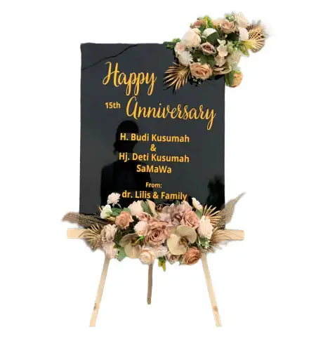 Papan Bunga Akrilik Gerbosari